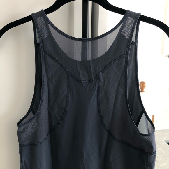 Lululemon Sculpt Athletic Tank Top Mesh Slate Blue Grey Small 6 - Picture 5 of 5